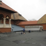 Muzeul Ţăranului Român - aspecte din timpul lucrărilor (noiembrie 2017)